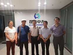 军事科学院吴老师及郭老师参观并与昆仑中大合作