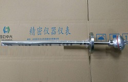 昆仑中大北京铠装PT100法兰温度传感器热响应快质量稳定