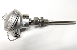 昆仑中大活动螺纹卡套热电阻温度传感器方便调节插入深度
