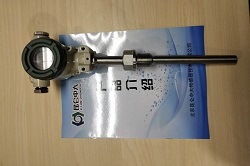 昆仑中大二线制传输LED显示的温度变送器一体式现场安装结构