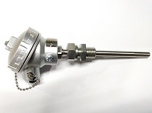 昆仑中大品牌细头一体插入式铠装温度传感器探杆尺寸可定制